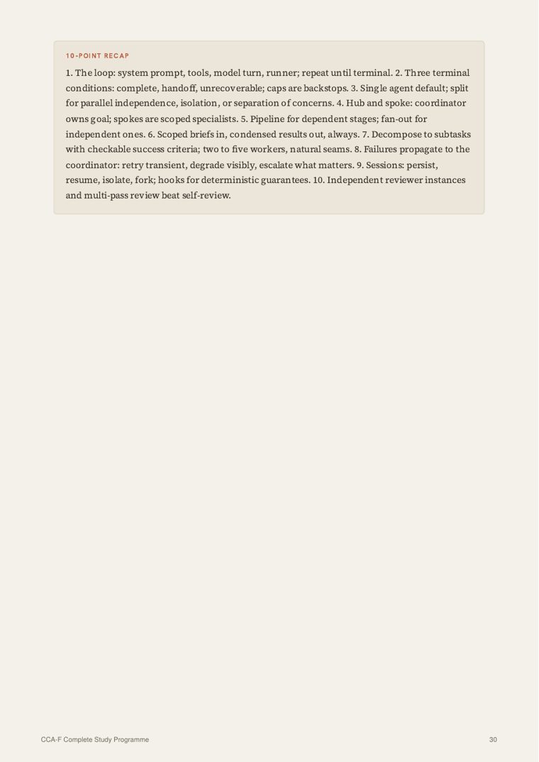 Domain test questions page